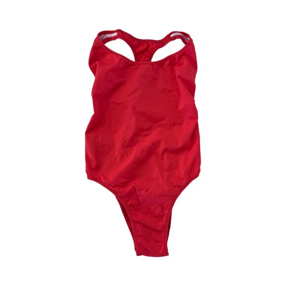 PACIFIC RAINBOW - SWIMMING SUIT 1 PIECE - RED - 4Y - NEW NO TAG - Picture 2 of 4